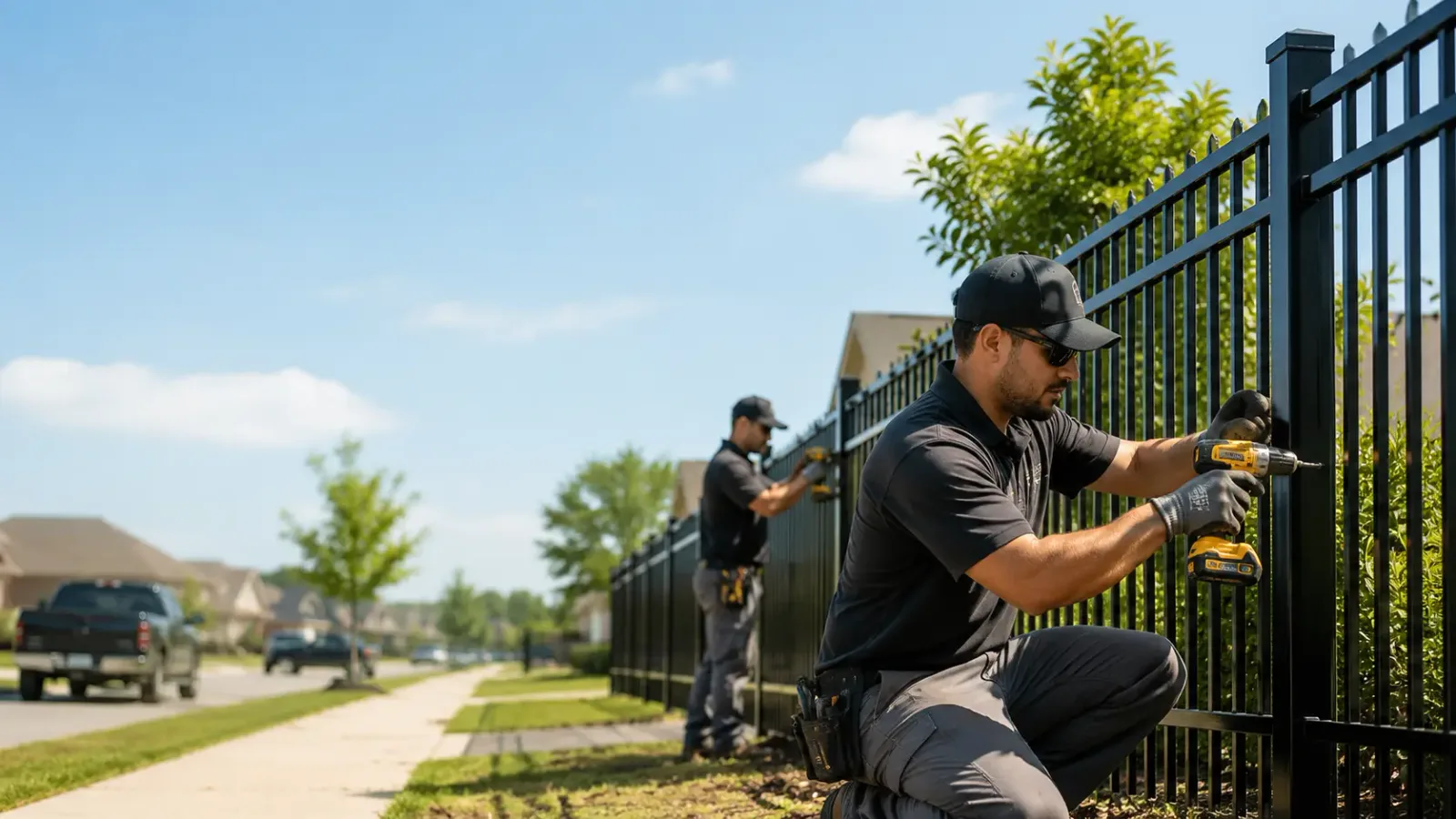 Metal Fence Installation in Huxford, AL